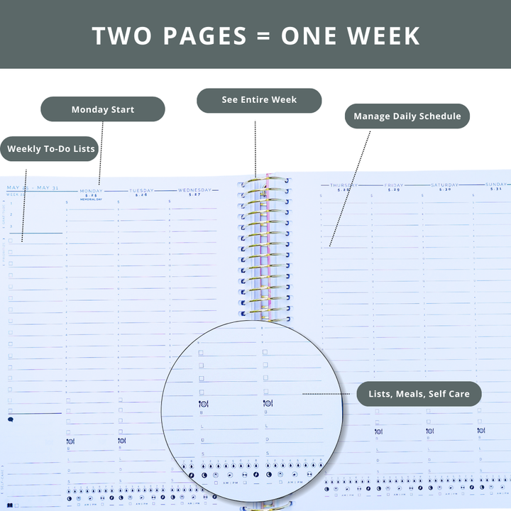 2026 STARTplanner® Annual Weekly Dated — Spiral Bound