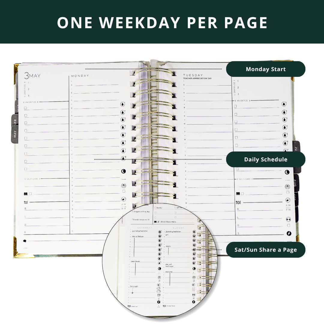 2027 STARTplanner® | Annual Daily Dated | Spiral Bound