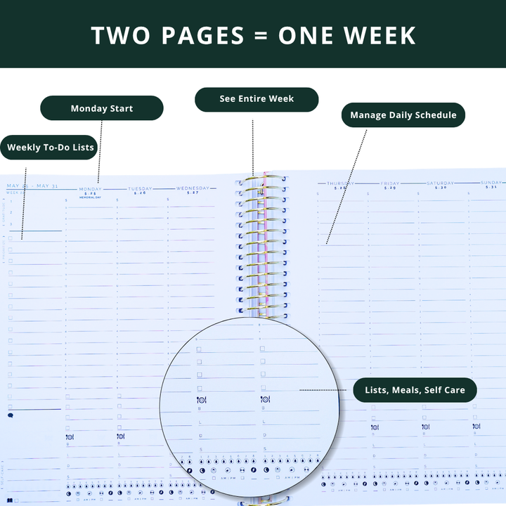 2027 STARTplanner® Annual Weekly Dated — Spiral Bound