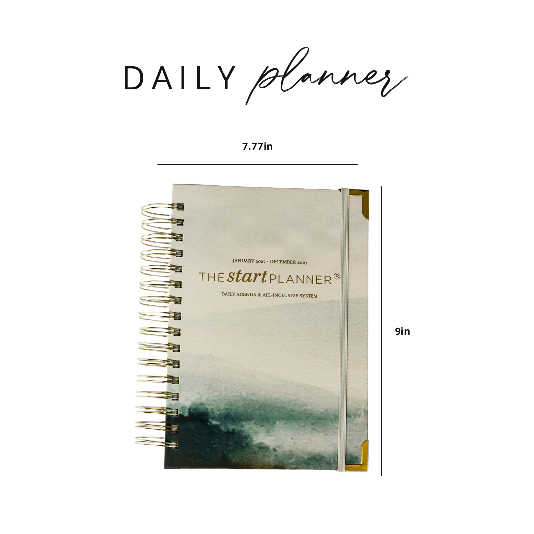2027 STARTplanner® | Annual Daily Dated | Spiral Bound