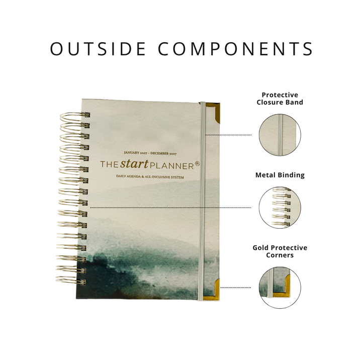 2027 STARTplanner® | Annual Daily Dated | Spiral Bound