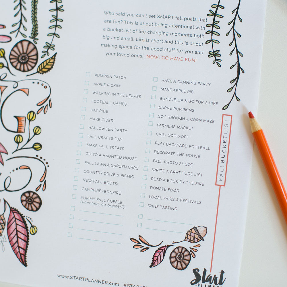 Seasonal Bucket Lists