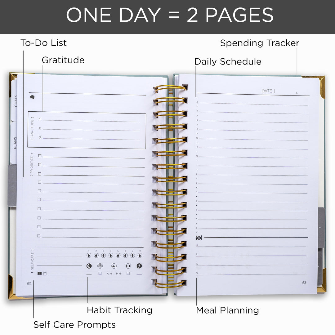 The STARTplanner Quarterly Undated - Charcoal