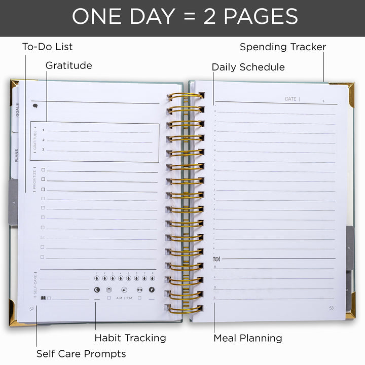 The STARTplanner Quarterly Undated - Smokey Teal