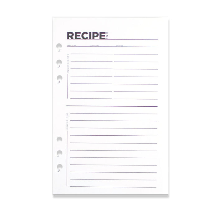 A5 Recipe Book Bundle