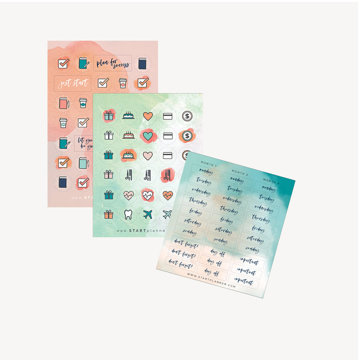The STARTplanner Stickers