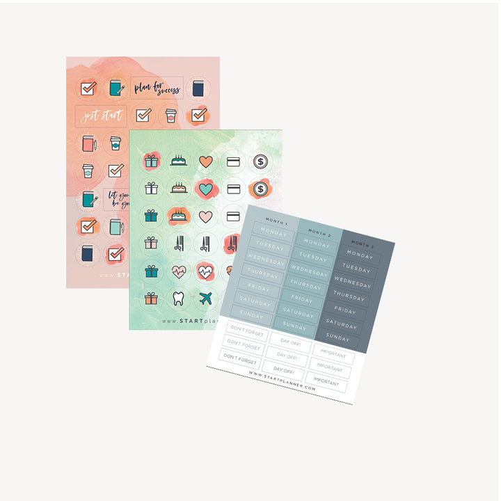 The STARTplanner Stickers