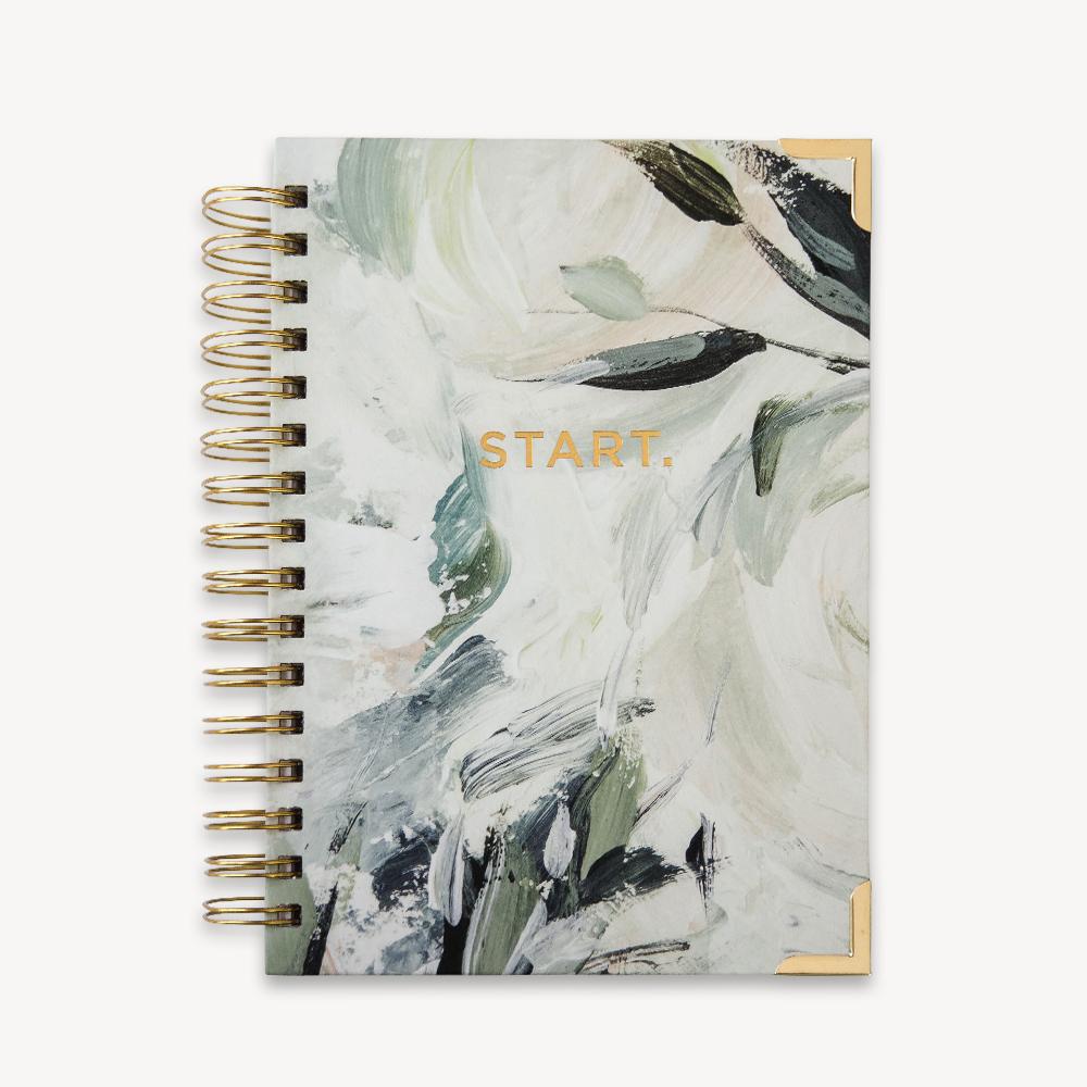 The STARTplanner Quarterly Undated Leaf Brush Strokes - Pack of 4