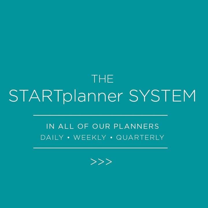 The STARTplanner Quarterly Undated Raspberry - Pack of 4