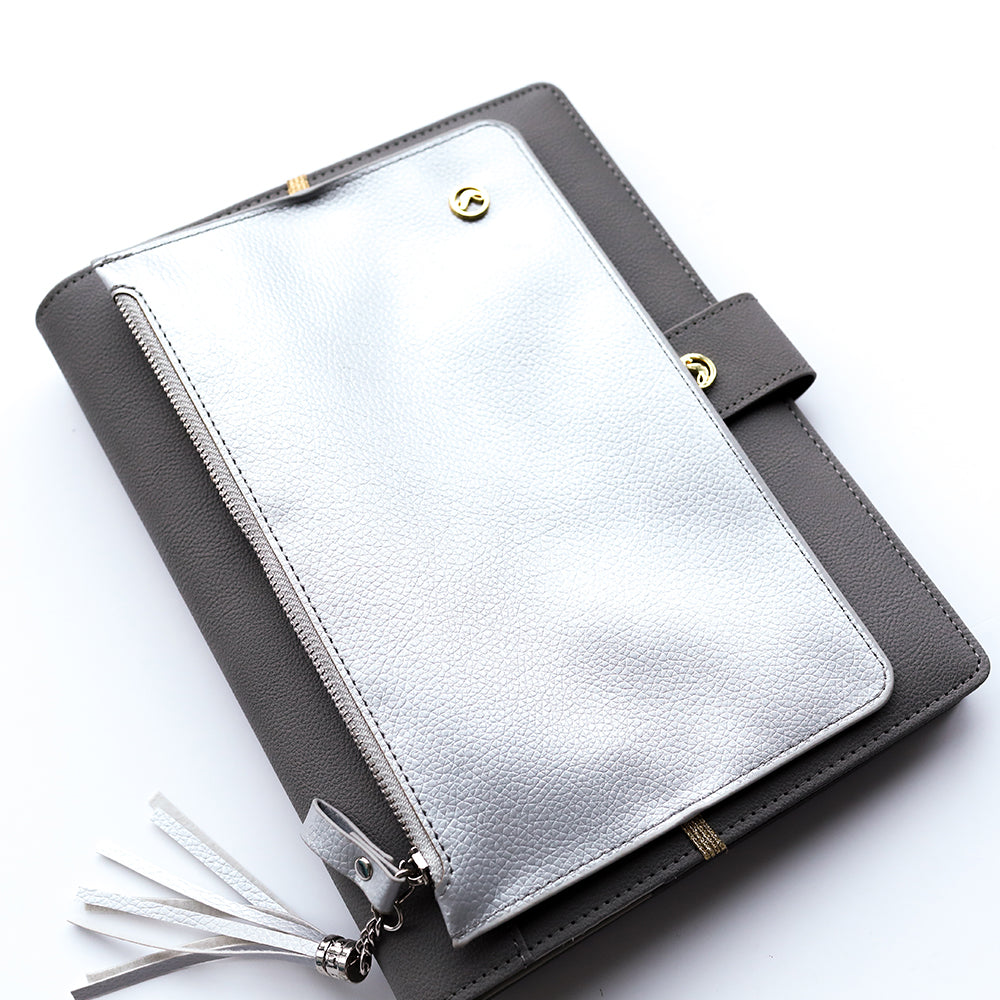 Sidekick Zipper Bag (SILVER!)