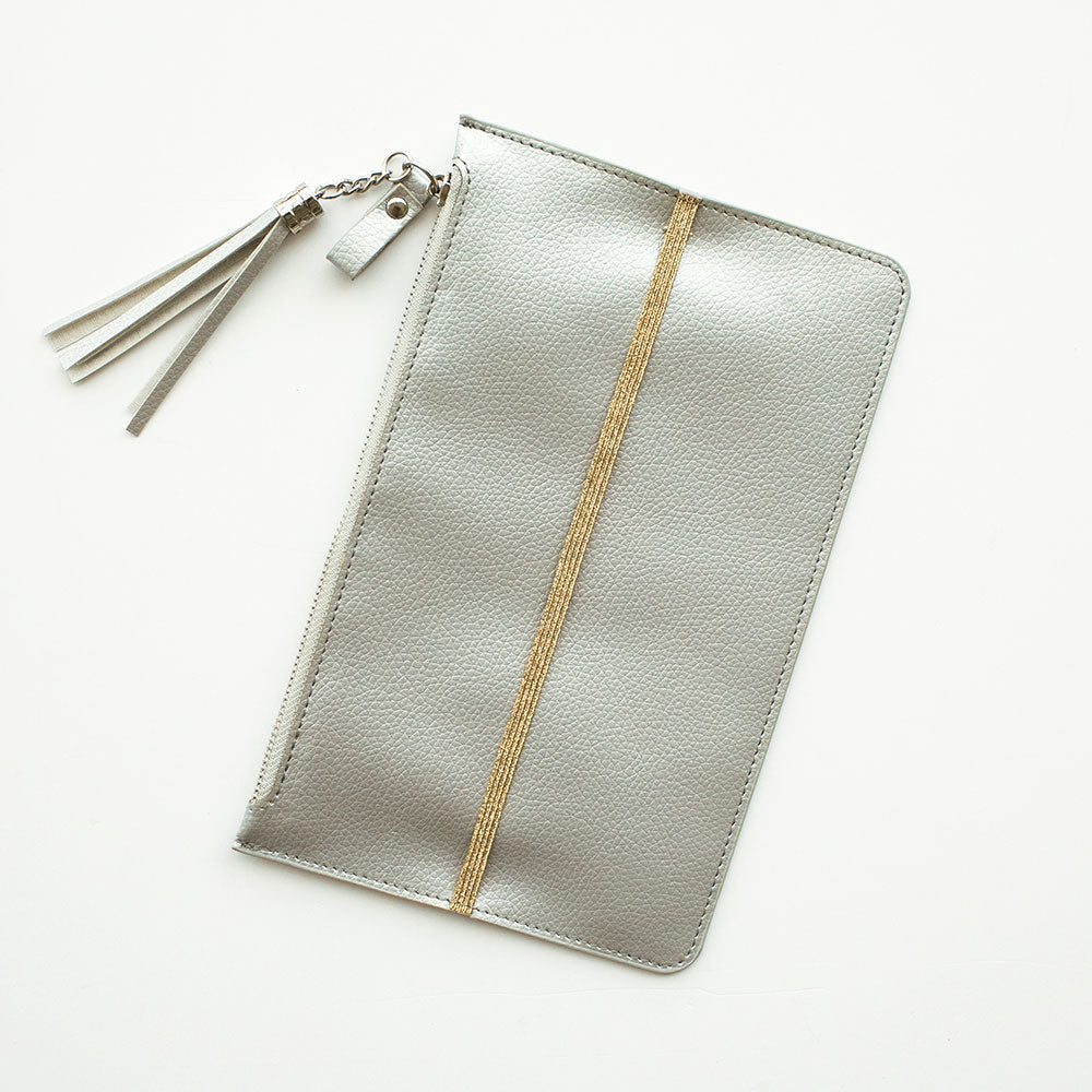 Sidekick Zipper Bag (SILVER!)