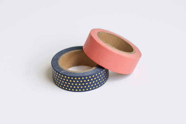 Polka Navy Washi Tape